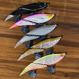 Leurre de pêche artificiel flottant multi-articulé en plastique 2026 <span class=keywords><strong>GAMA</strong></span> 190mm 55g, 2 segments, leurre dur type wobbler - Product Image 5