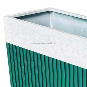 Macetas Metálicas para Plantas, Duraderas, para Jardinería Urbana, Paisajismo, Centros Comerciales Públicos, Macetas de Acero Galvanizado Duraderas Personalizadas de China al por Mayor - Product Image 4