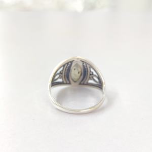 แหวนลาบราดอไรต์ เงินแท้ 925 แหวนพลอยลาบราดอไรต์ งานแฮนด์เมด คอลเลคชั่นแหวนสวย เครื่องประดับเงิน ราคาขายส่ง - Product Image 4