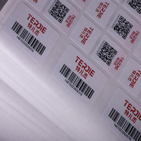 Étiquette de sécurité inviolable holographique anti-contrefaçon pour le suivi des actifs, code-barres QR Sca