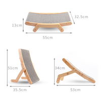 Planche à gratter pour chat de haute qualité jouets pour jouer au repos papier ondulé grattoir pour chat bois planche à gratter pour chat d'intérieur
