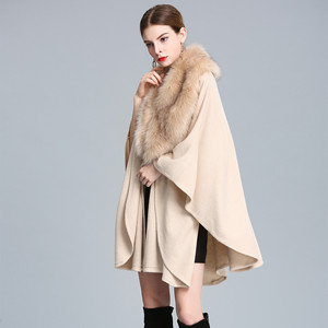 <span class=keywords><strong>Cardigan</strong></span> da donna in maglia di media lunghezza di grandi dimensioni <span class=keywords><strong>con</strong></span> collo in <span class=keywords><strong>pelliccia</strong></span> di volpe sintetica nuovo mantello in <span class=keywords><strong>pelliccia</strong></span> sintetica - Product Image 2