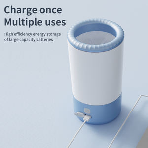 2025 गर्म बिक्री पोर्टेबल स्वचालित कुत्ते बिल्ली पंजा सफाई मशीन प्लास्टिक ब्रश रीचार्जेबल पैर कप सभी मौसमों इनडोर/आउटडोर - Product Image 5