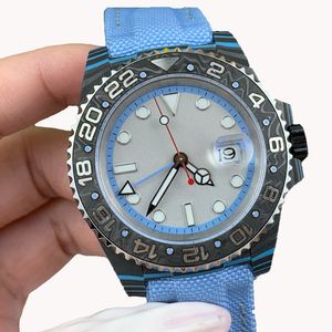 Nuevo Modelo 2026, Reloj Mecánico Automático con Movimiento 3285, en Azul, Cuatro Agujas, Multifuncional, Deportivo, de Fibra de Carbono - Product Image 2