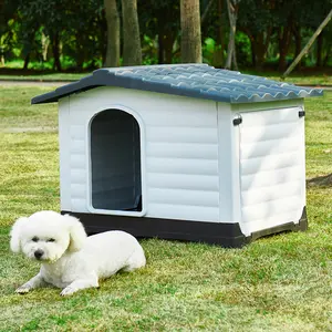 Hundehütte häuser Regenschutz Zwinger im Freien Imperial Extra Large Animal Dog Kennel Large House