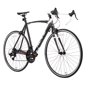 Vélo de course sur route 700C, 21 vitesses, freins à disque, cadre rigide (sans amortisseur arrière), fourche en acier, jantes en alliage d'aluminium, ordinaire - Product Image 4