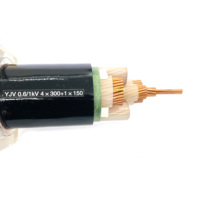 Venta directa de fábrica YJV Cable de alimentación de bajo voltaje 3/4/5 Core XLPE Material de aislamiento Cable de alimentación de núcleo de cobre