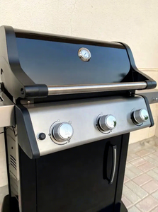 Parrilla de Gas de Acero Inoxidable de 5 Quemadores con Recubrimiento en Polvo, Control de Quemador Lateral con Perilla, Encendido Electrónico, Dispositivo de Seguridad de Llama - Product Image 2