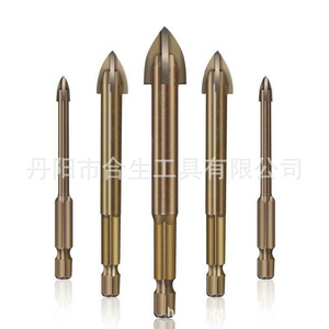 ดอกสว่านเซรามิกอเนกประสงค์ แบบเมตริก ความยาวมาตรฐาน ก้านหกเหลี่ยม เคลือบ TiCN สำหรับโลหะที่ไม่ใช่เหล็ก - Product Image 4