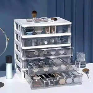 2022 ящик наполнение шкаф мебель коробка Make Up набор контейнеров для пластиковый органайзер офисном A4 бумажная ясная косметическая сумка для хранения