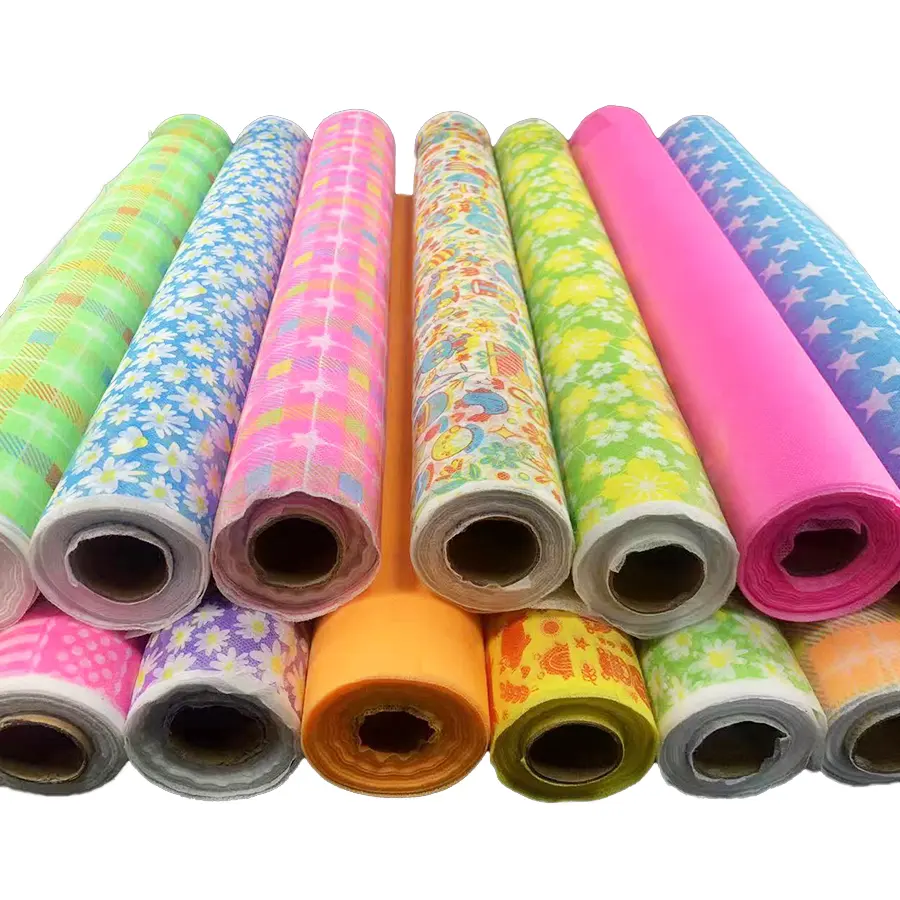 Hot sale non woven bag raw material tablecloth roll polypropylene nonwoven fabric surgical bed sheet spunbond non woven fabric