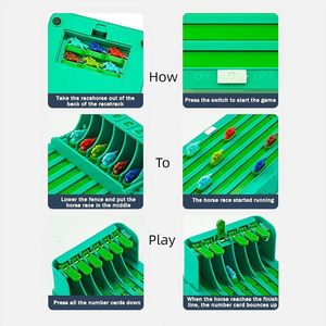 Giocattolo educativo per bambini di vendita calda 6-gioco di corse di cavalli gioco <span class=keywords><strong>da</strong></span> <span class=keywords><strong>tavolo</strong></span> <span class=keywords><strong>da</strong></span> corsa di cavalli gioco <span class=keywords><strong>da</strong></span> <span class=keywords><strong>tavolo</strong></span> - Product Image 3