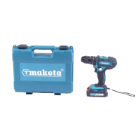 Tmakota 26V simple Double vitesse électrique sans fil perceuse à percussion tournevis sans fil perceuse électrique perceuse