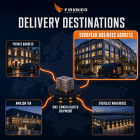 Agent d'expédition porte-à-porte DDP Firebird en Chine vers le Canada, le Royaume-Uni, les États-Unis, l'Allemagne - Service de livraison express LCL en Chine