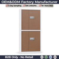 Gabinete de Seguridad de Acero OEM ODM, Archivador con Cerradura de Alta Capacidad para Gestión de Documentos Empresariales