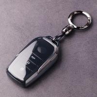 Coques de clés en TPU de haute qualité, transparentes, pour clés de voiture, protection transparente pour clés, compatibles avec Toyota
