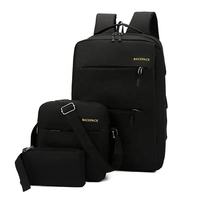Sac d'ordinateur portable multifonctionnel en tissu Oxford personnalisé avec logo, antivol, imperméable, recyclé, pour affaires, étudiant, avec port USB
