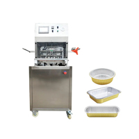 Machine d'emballage sous vide automatique de type continu Langtai pour aliments, viande, fromage, poisson, équipement de scellage et de conservation en sachet et en papier