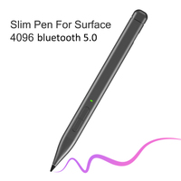 Pena Stylus Aktif Super Tipis untuk Surface Pro X 8 9 10 12 Terbuat dari Logam Tahan Lama, Akses Menulis Sentuh