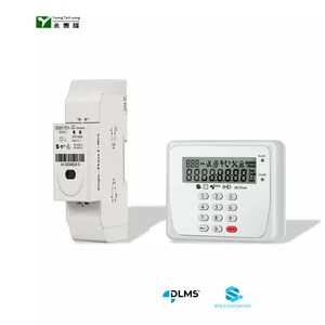 YTL prepaid meter 5/80A Smart DIN rail Singlephase two wires CIU wireless communication Electricity Energy Meter