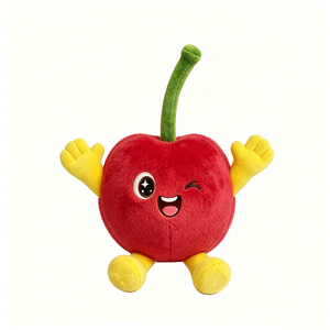 Juguetes de peluche de frutas, plátano, fresa, guisante, animales de peluche suaves para niños de 11 cm a 30 cm, unisex, de 2 a 4 años - Product Image 4