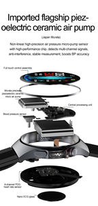 <span class=keywords><strong>2026</strong></span> नई रिलीज़ हुई 201 स्मार्टवॉच एयर पंप एमल्ड स्क्रीन आईपी 66 वाटरप्रूफ ब्लड प्रेशर/ईजी की निगरानी - Product Image 4