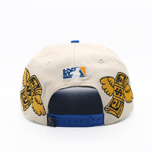 Gorra de Béisbol Personalizada de 5 Paneles, Oxford Poplin, con Logotipo Bordado, Clásica, 100% Algodón, Diseño de Puntos, Dos Tonos, Estilo Hip-Hop Urbano - Product Image 2