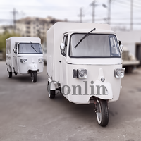 Mini camion de crème glacée motorisée à 3 roues, avec vélo, vannes refroidies