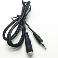 Câble d'extension audio Jack 2,5 mm, connecteur AUX TRS trois canaux, gaine PVC, mâle-mâle, stéréo, pour voiture, paire torsadée