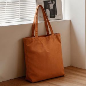 Bolsa de Lona de Algodón Puro Colorida al por Mayor, Bolsa de Compras de Lona de Algodón de Mano Estilo Ins, Bolsa de Compras Diaria de Lona - Product Image 2