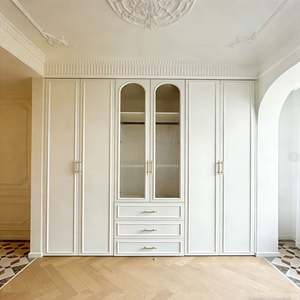 Balom Customized Modern <b>Wardrobe</b> Bedroom Furniture with Shelves & Hanging Space Spacious Closet for Home Use - Product Image 2