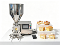 Neue Kommerzielle Automatische Hochleistungs-Leichtgewicht-Brot-Marmeladen-Donut-Füllmaschine für Gelee-Keks-Kuchen-Creme-Füllungen