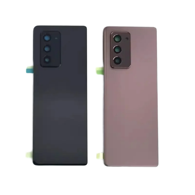 Back Glass Cover Battery for Samsung Galaxy Z Fold 2 F916B Back Cover Repair Parts Door Housings With / Without Lens