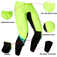 Ensemble de maillot et pantalon de moto respirant personnalisé par sublimation, motocross, dirt bike, VTT, vêtements de course tout-terrain, fabrication OEM