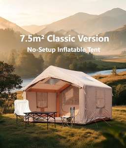 Tente familiale 7.5, vente chaude 2025 ㎡   Tente de <span class=keywords><strong>camping</strong></span> classique imperméable pour l'extérieur, portable, sans installation, gonflable, à <span class=keywords><strong>vendre</strong></span> - Product Image 2