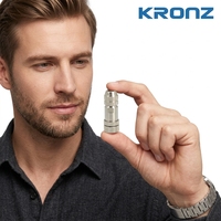 Connecteur circulaire KRONZ M12, prise femelle pour montage sur câble, capteur IP67, connecteur M12 5 broches, étanche IP67, connecteur d'assemblage