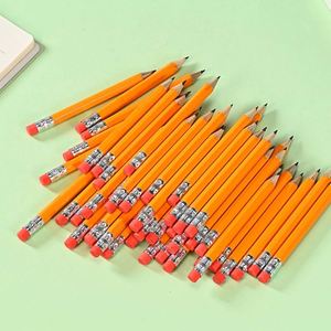 Vente en gros de crayons miniatures de 10 cm avec gomme, impression de logo personnalisée pour les hôtels, les écoles, les entreprises - Product Image 4