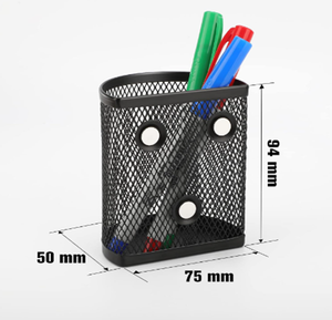Magnetic <b>Pen</b> Holder Mesh Pencil <b>Marker</b> Organizer for Desk Strong Magnet for Locker Refrigerator Dry Erase Board Whiteboard - Product Image 2