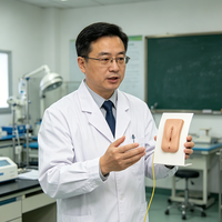 Modelo de Entrenamiento de Anatomía Genital Femenina, Maniquí de Práctica de Ginecología para la Enseñanza en Facultades de Medicina