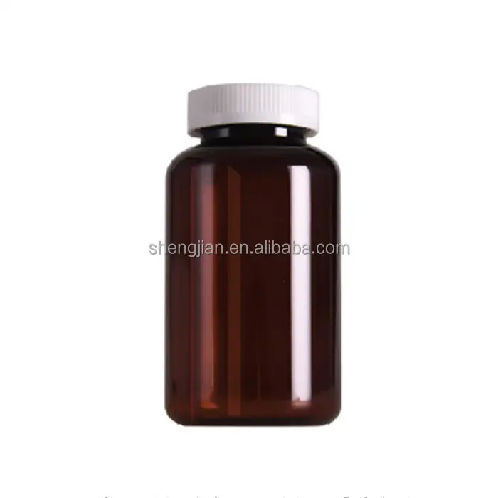 Plastic medicine pill bottle 500 ml container for packing capsules