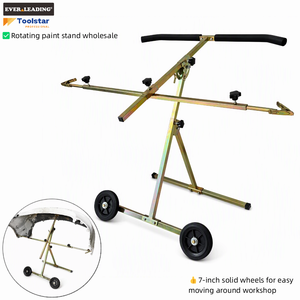 Support <span class=keywords><strong>de</strong></span> <span class=keywords><strong>peinture</strong></span> rotatif universel avec coussin en mousse PU et 7 roues solides <span class=keywords><strong>de</strong></span> 1,5 pouce, <span class=keywords><strong>station</strong></span> <span class=keywords><strong>de</strong></span> manutention mobile pour panneaux - Product Image 1