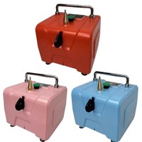 Pompe à air extérieure CD-616 rechargeable portable, double ensemble, gonfleur quantitatif de ballons magiques en forme allongée, emballé dans une boîte en plastique