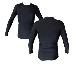 서핑 남성용 긴 소매 UPF 50 + 수영 셔츠 래쉬가드 태양 보호 서핑 셔츠 해변 남성용 래쉬가드