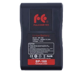 V-Mount Lithium-Akku 14,8V/160Wh BP-160wH RoHS für Videospielkonsolen auf Lager <span class=keywords><strong>FALCONEYES</strong></span> - Product Image 1