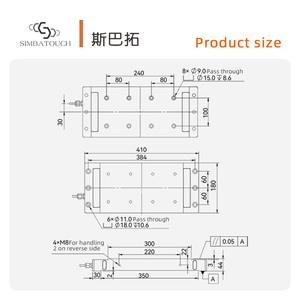 Sensore Piatto Antivibrazioni di Grandi Dimensioni per Monitoraggio in Miniera, Macchinari Pesanti e Controllo della Forza di Carico Elevata - Product Image 5