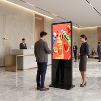 Kiosco Táctil Vertical de 49/55/65 Pulgadas con Pantalla LCD para Señalización Digital en Interiores, para Centros Comerciales, Tiendas, Hoteles y Transporte Público