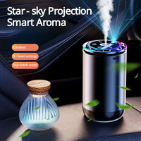 Star Top Intelligent Glass Car Aromatherapy Machine Parfum Lampe Spray avec Atmosphère Voiture Purificateur D'air Fournitures
