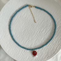 2025 vente chaude collier de perles d'eau douce naturelles serti d'étoiles de mer poisson corail pendentif en laiton plaqué or pour les femmes cadeau