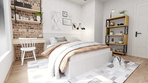<span class=keywords><strong>Table</strong></span> basse de massage <span class=keywords><strong>convertible</strong></span> de style farmhouse à 5 étagères pour salon et villa - Product Image 4