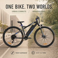 Vélo électrique de montagne Pro Tour M920 homologué pour la route (version UE) avec moteur arrière sans balais 250W, batterie lithium 36V 13Ah, 9 vitesses, cadre en aluminium